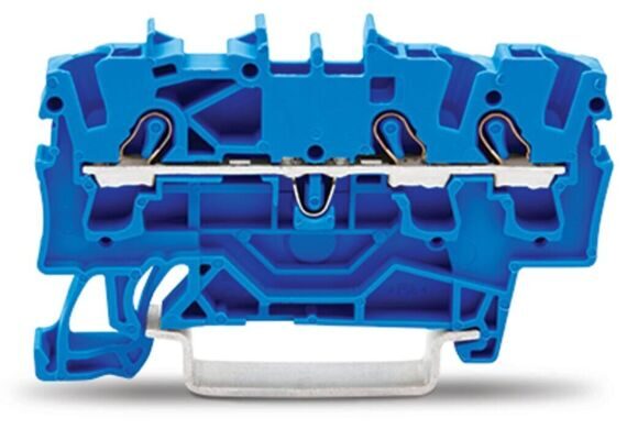 3-пров. проходная клемма, 0,25 - 2,5 (4) мм2, Ex e II, синяя