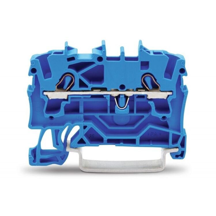 2-пров. проходная клемма, 0,25 - 2,5 (4) мм2, Ex e II, синяя